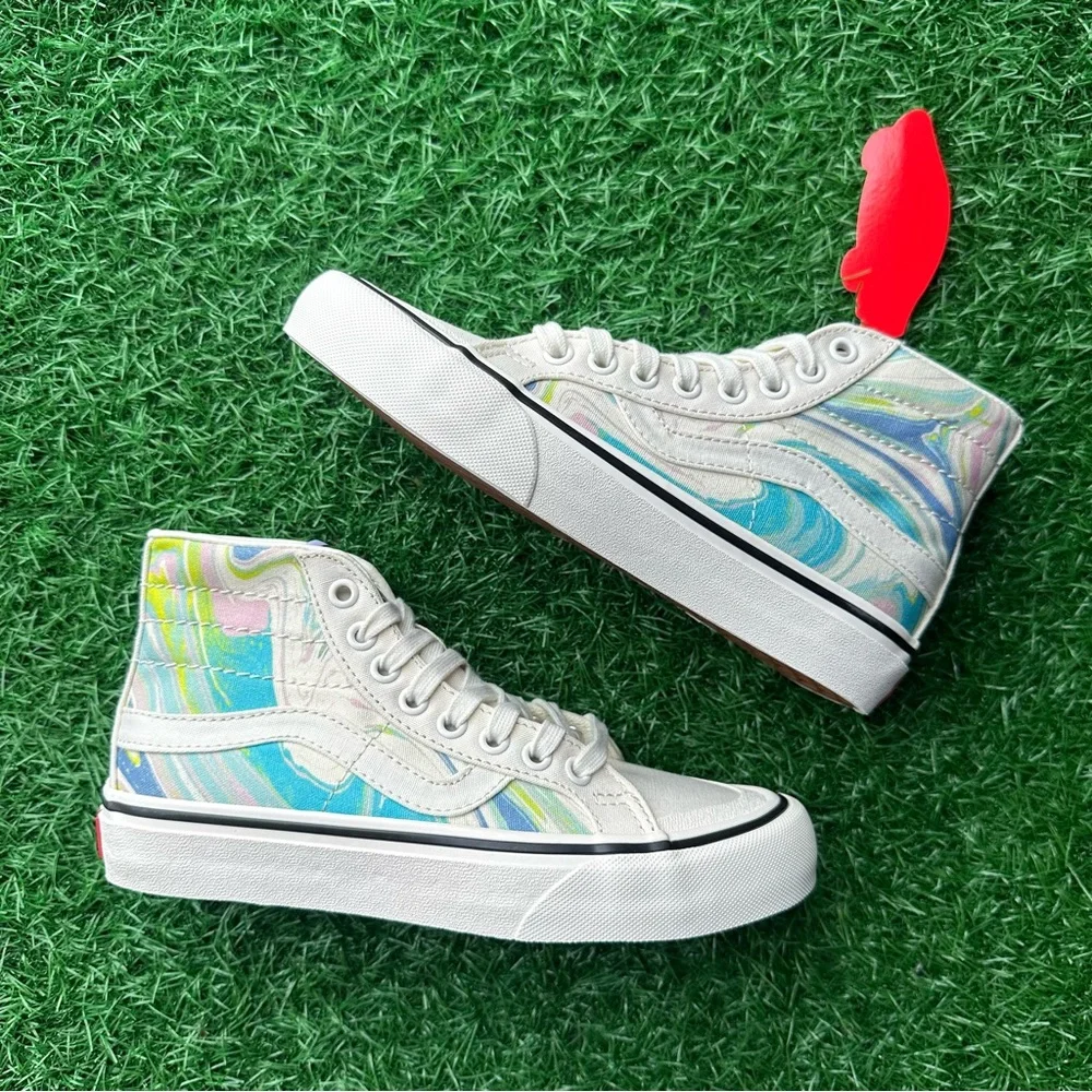 Vans Sk8 Hi 138 Decon Resin Swirl Marshmallow - Picture 5 of 10
